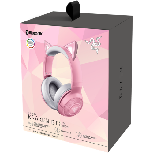 Гарнитура Razer Kraken BT - Kitty Edition - Quartz/ Razer Kraken BT - Kitty Edition - Quartz