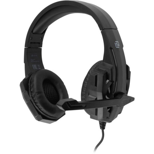 Наушники с микрофоном Oklick HS-L355G черный 1.8м мониторные оголовье (1939807)