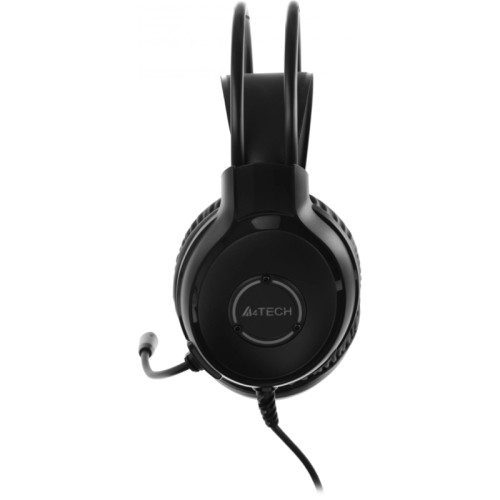 Наушники с микрофоном A4Tech Fstyler FH300U черный 2м мониторные USB оголовье (FH300U BLACK)