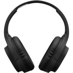 Гарнитура накладные Digma BT-18 черный беспроводные bluetooth оголовье (BT18B)