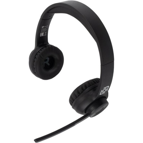 Наушники с микрофоном Оклик HS-M310 черный 1.5м накладные BT оголовье (1978706)