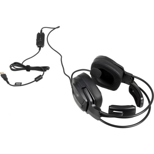 Наушники с микрофоном A4Tech Bloody G575 черный 2м мониторные USB оголовье (G575 USB/ BLACK)