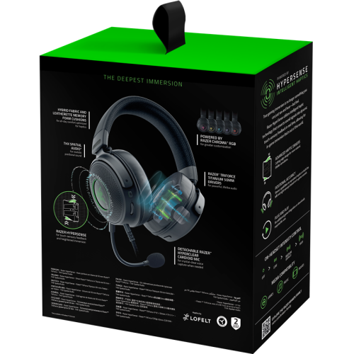 Гарнитура Razer Kraken V3 Hypersense/ Razer Kraken V3 Hypersense headset