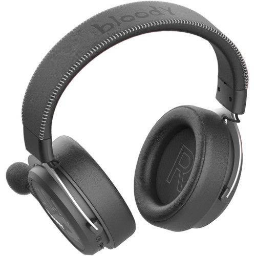 Наушники с микрофоном A4Tech Bloody MR590 Sports черный 1.5м мониторные BT/Radio/3.5mm оголовье (MR590 + WIRED/SPORT BLACK)
