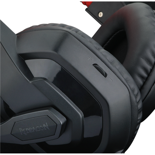 Redragon Игровая гарнитура Ares красный + черный, кабель 2 м Redragon Игровая гарнитура Ares красный + черный, кабель 2 м