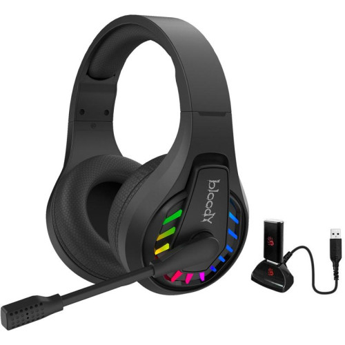 Наушники с микрофоном A4Tech Bloody GR230 черный мониторные BT оголовье (GR230)