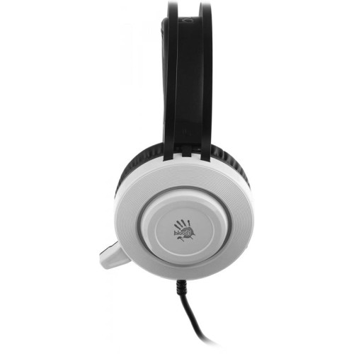 Наушники с микрофоном A4Tech Bloody G521 белый/черный 2.3м мониторные USB оголовье (G521 (WHITE))