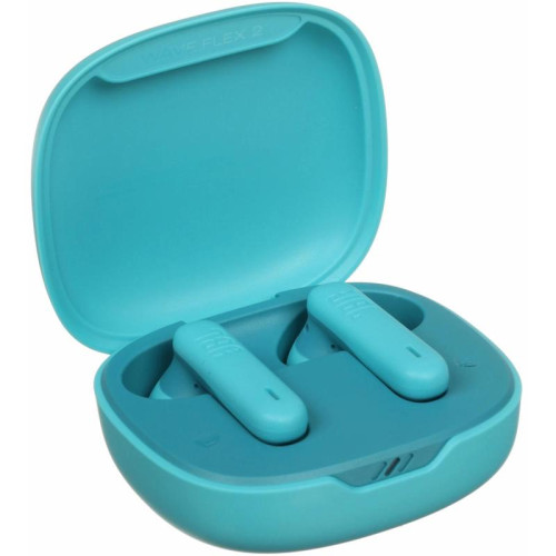 Гарнитура вкладыши JBL Wave Flex 2 синий беспроводные bluetooth в ушной раковине (JBLWFLEX2BLU)