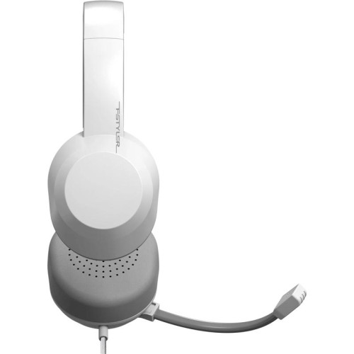 Наушники с микрофоном A4Tech Fstyler FH150U белый/серый 2м накладные USB оголовье (FH150U WHITE)