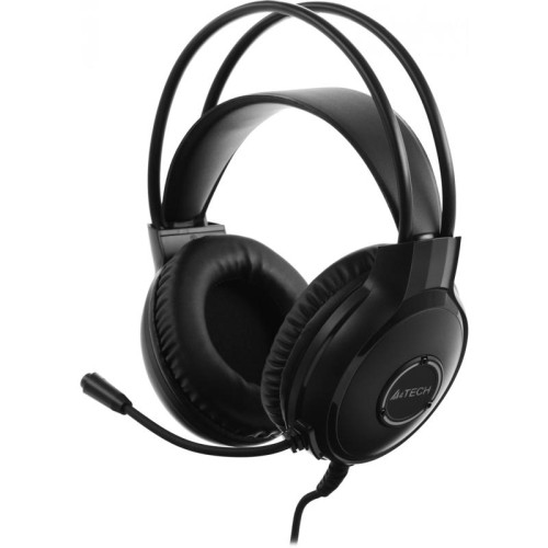 Наушники с микрофоном A4Tech Fstyler FH300U черный 2м мониторные USB оголовье (FH300U BLACK)