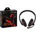 Наушники с микрофоном Oklick HS-L390G DRAGON черный/красный 1.8м мониторные оголовье (1100413)