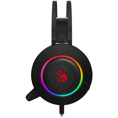 Наушники с микрофоном A4Tech Bloody G521 черный 2.3м мониторные USB оголовье (G521 (BLACK))