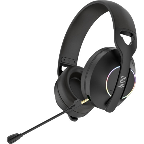 Наушники с микрофоном Acer Nitro OHR400 черный 1м мониторные BT/Radio/3.5mm оголовье (ZL.HDSEE.00G)