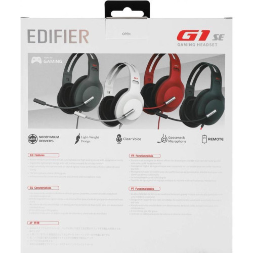 Наушники с микрофоном Edifier G1SE черный 2.5м накладные оголовье Наушники с микрофоном Edifier G1SE черный 2.5м накладные оголовье