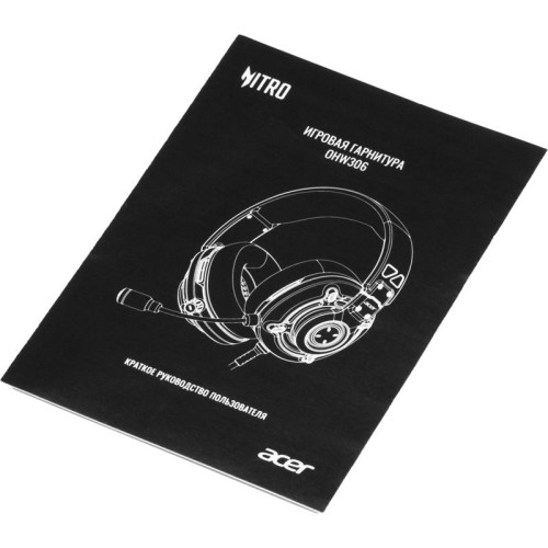 Наушники с микрофоном Acer Nitro OHW306 черный 2.1м мониторные оголовье (ZL.HDSEE.00E)