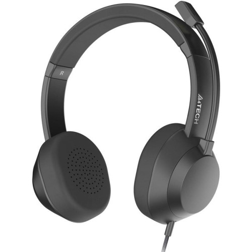 Наушники с микрофоном A4Tech Fstyler FH150U черный 2м накладные USB оголовье (FH150U BLACK)