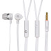 Гарнитура внутриканальные Oklick HS-S-210 1.2м белый проводные в ушной раковине (D1W)