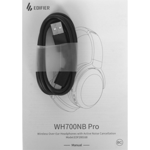 Гарнитура/ Гарнитура EDIFIER WH700NB Pro Чёрный