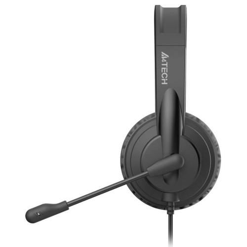 Наушники с микрофоном A4Tech HU-11 черный 2м накладные USB оголовье (HU-11/USB/BLACK) Наушники с микрофоном A4Tech HU-11 черный 2м накладные USB оголовье (HU-11/USB/BLACK)