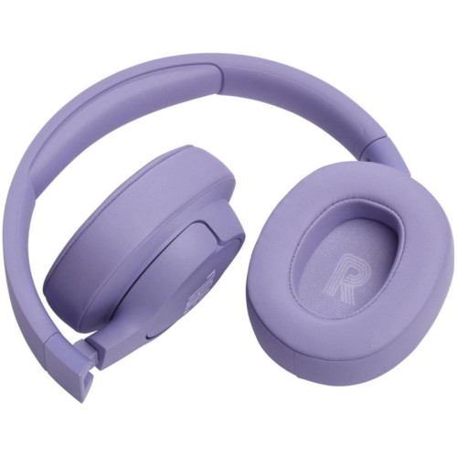 Гарнитура мониторные JBL Tune 720 BT 1.2м сиреневый беспроводные bluetooth оголовье (JBLT720BTPUR)