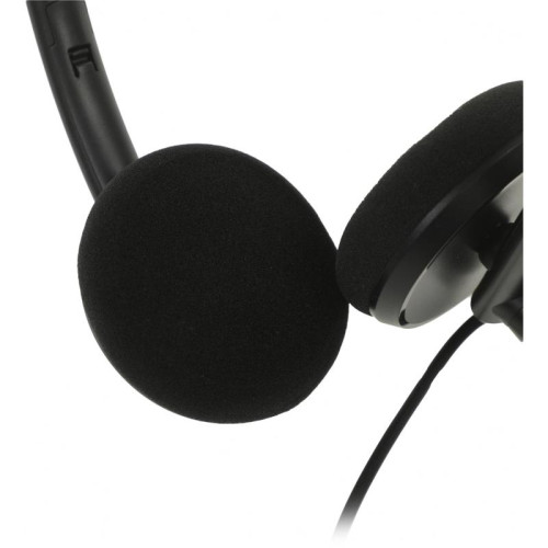 Наушники с микрофоном Creative HS-220 черный 2.4м накладные USB оголовье (51EF1070AA000)