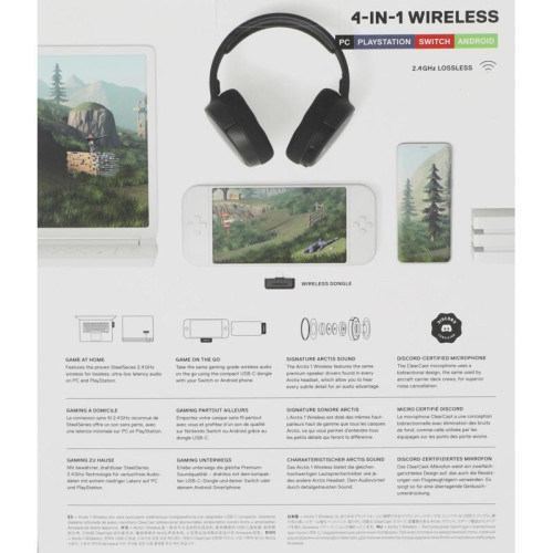 Наушники с микрофоном Steelseries Arctis 1 черный мониторные Radio оголовье (61512)