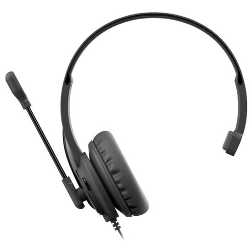 Наушники с микрофоном A4Tech HU-11 черный 2м накладные USB оголовье (HU-11/USB/BLACK) Наушники с микрофоном A4Tech HU-11 черный 2м накладные USB оголовье (HU-11/USB/BLACK)