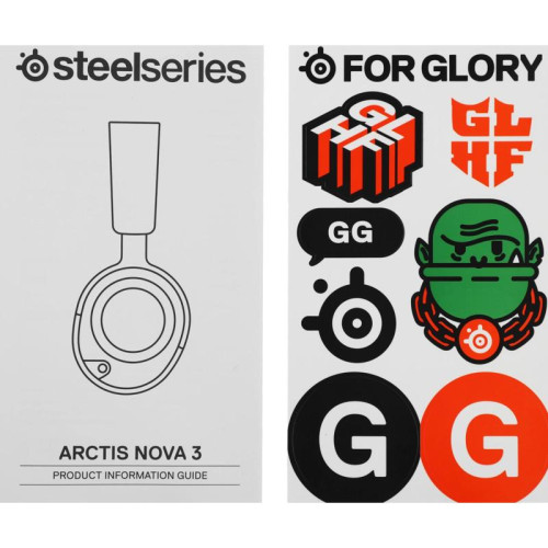 Наушники с микрофоном Steelseries Arctis Nova 3 черный 1.2м накладные оголовье (61631)