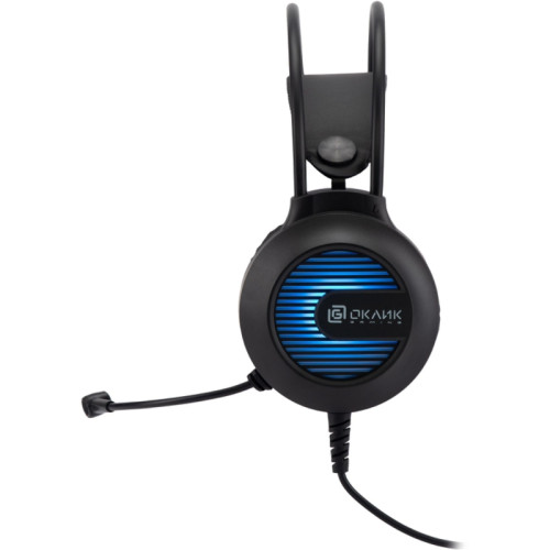 Наушники с микрофоном Oklick HS-L300G черный 2.2м мониторные оголовье (1796949)