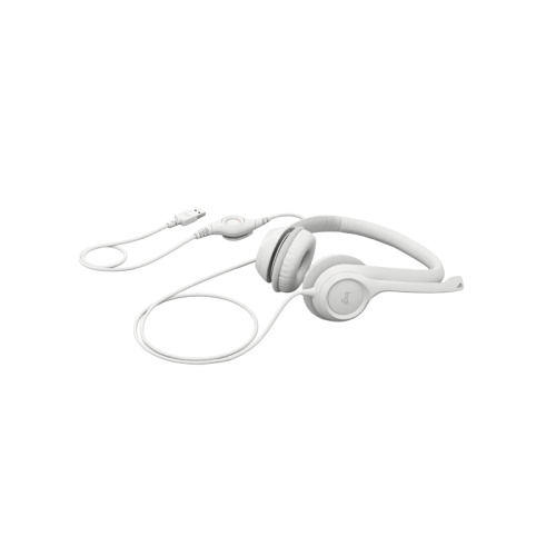 Гарнитура/ Headset Logitech H390  USB White