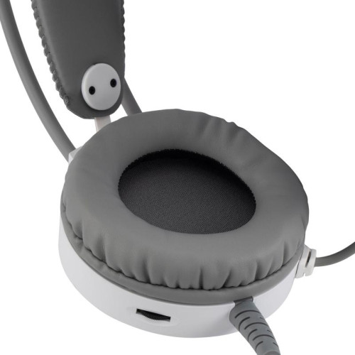 Наушники с микрофоном Oklick HS-L300G белый 2.2м мониторные оголовье (1796952)