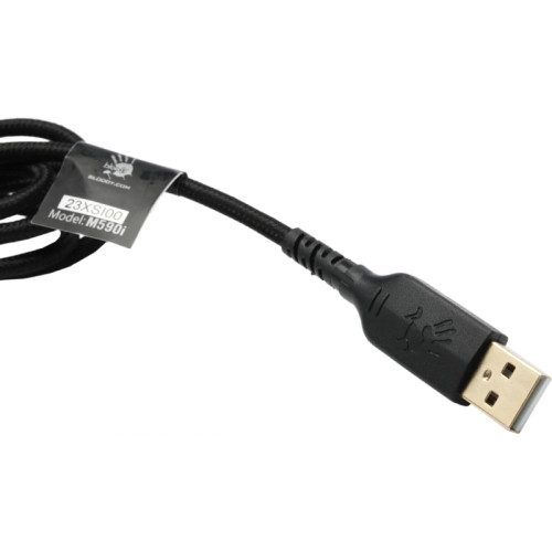 Наушники с микрофоном A4Tech Bloody M590i красный/черный 1м мониторные USB оголовье (M590I SPORTS RED)