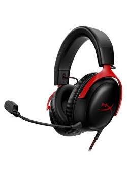 Наушники с микрофоном HyperX Cloud III черный/красный 1.2м мониторные оголовье (727A9AA)