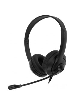Наушники с микрофоном A4Tech Fstyler FH100 черный 2м накладные оголовье (FH100 (STONE BLACK))