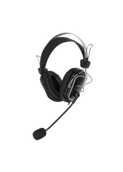 Наушники с микрофоном A4Tech HS-50 черный 2.5м мониторные оголовье