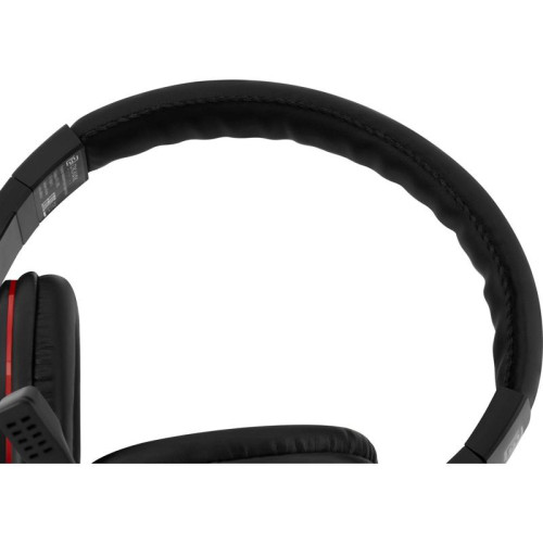 Наушники с микрофоном Oklick HS-L390G DRAGON черный/красный 1.8м мониторные оголовье (1100413)