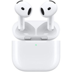 Гарнитура вкладыши Apple AirPods 4 ANC A3055,A3056,A3059 белый беспроводные bluetooth в ушной раковине (MXP93LL/A)