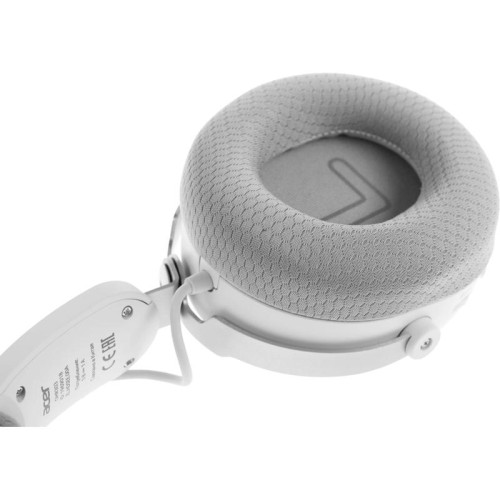 Наушники с микрофоном Acer OHR303 белый мониторные BT/Radio/3.5mm оголовье (ZL.HDSEE.00A)