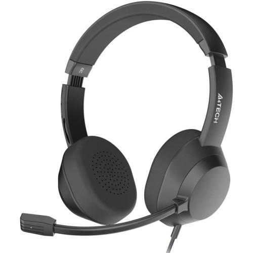 Наушники с микрофоном A4Tech Fstyler FH150U черный 2м накладные USB оголовье (FH150U BLACK)