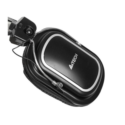 Наушники с микрофоном A4Tech HS-50 черный 2.5м мониторные оголовье