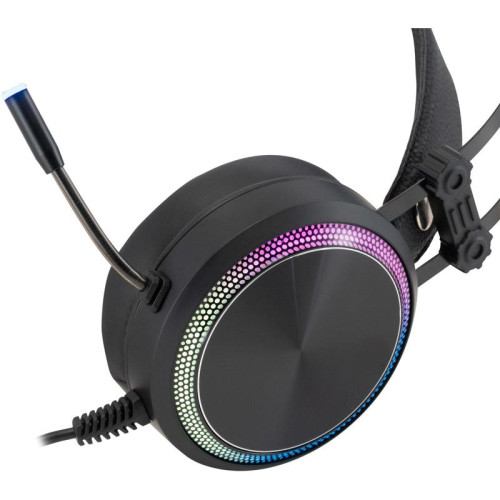 Наушники с микрофоном Oklick HS-L810G ANONYMOUS черный 2.2м мониторные оголовье (1460164)