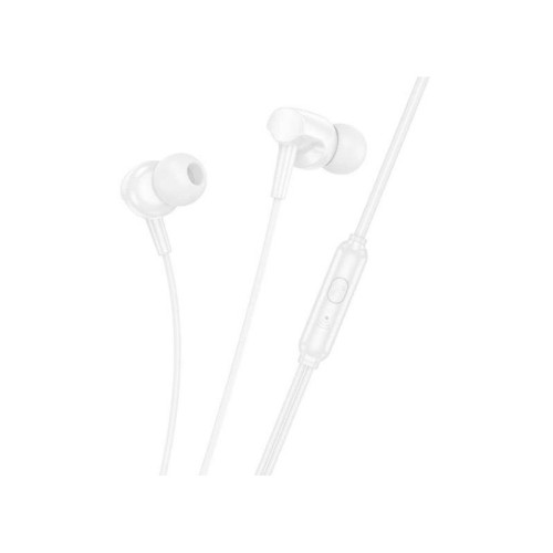 Гарнитура внутриканальные Hoco M112 1.2м белый проводные в ушной раковине