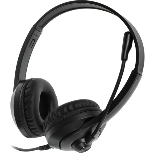 Наушники с микрофоном A4Tech Fstyler FH100i черный 1.8м накладные оголовье (FH100I (STONE BLACK))