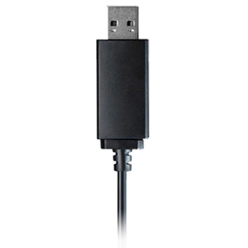 Наушники с микрофоном A4Tech HU-10 черный/белый 2м накладные USB оголовье (HU-10/USB/BLACK+WHITE)