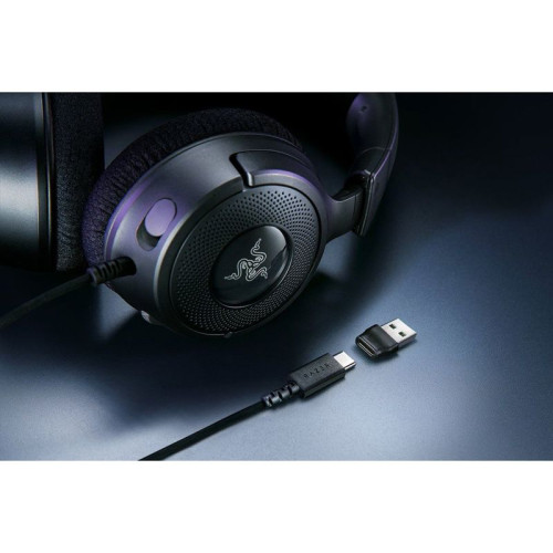 Наушники с микрофоном Razer Kraken V4 X черный 2.0м мониторные USB оголовье (RZ04-05180100-R3M1) Наушники с микрофоном Razer Kraken V4 X черный 2.0м мониторные USB оголовье (RZ04-05180100-R3M1)