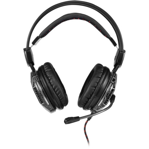 Наушники с микрофоном Oklick HS-L500G TOXIC черный 2.2м мониторные оголовье (472656)