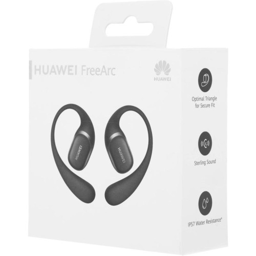Гарнитура накладные Huawei FreeArc Moose-T00 черный беспроводные bluetooth крепление за ухом (55038105)