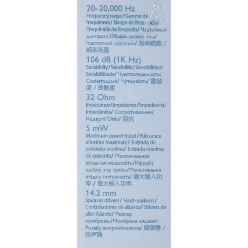 Наушники вкладыши Philips TAUE100BK/00 1.2м черный проводные в ушной раковине Наушники вкладыши Philips TAUE100BK/00 1.2м черный проводные в ушной раковине