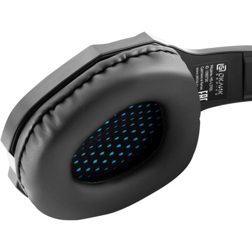Наушники с микрофоном Oklick HS-L370G ECLIPSE черный 2м мониторные оголовье (1090730) Наушники с микрофоном Oklick HS-L370G ECLIPSE черный 2м мониторные оголовье (1090730)