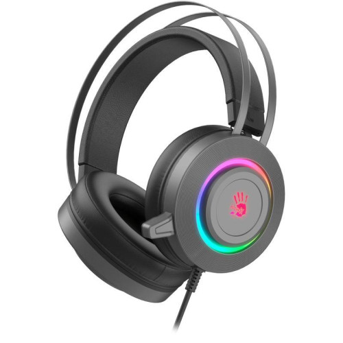 Наушники с микрофоном A4Tech Bloody G521S серый 2.3м мониторные USB оголовье (G521S)